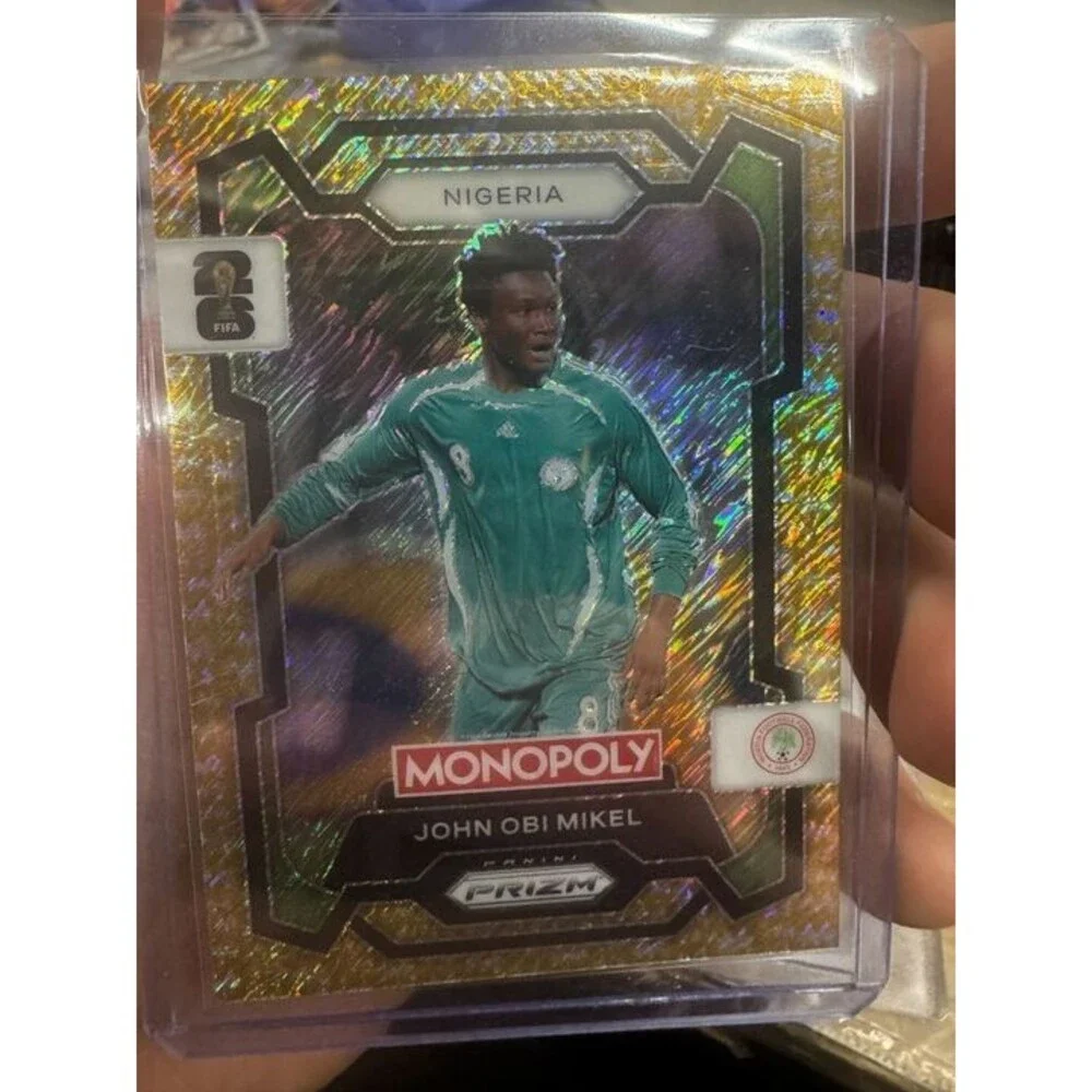 2026 Panini Prizm Monopoly World Cup John Obi MIkel Gold Millionaire /500 #81